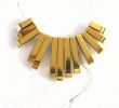 Salon Jardin Teck Nouveau à gold Color Hematite Pendant Stone Diy Necklace 10 29x4mm