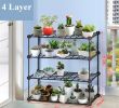 Table De Jardin Plastique Luxe New Arrival 3 4 5 Tier Iron Succulent Flower Pots Plant Stand Display Shelf Shoe organizer Ekool