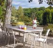 Table Teck Jardin Élégant Mobilier Oasis Ensemble Modulable D Extérieur Jardin